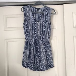 patterned romper